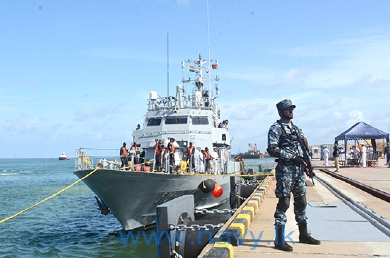 INS Kalpeni arrives in Colombo