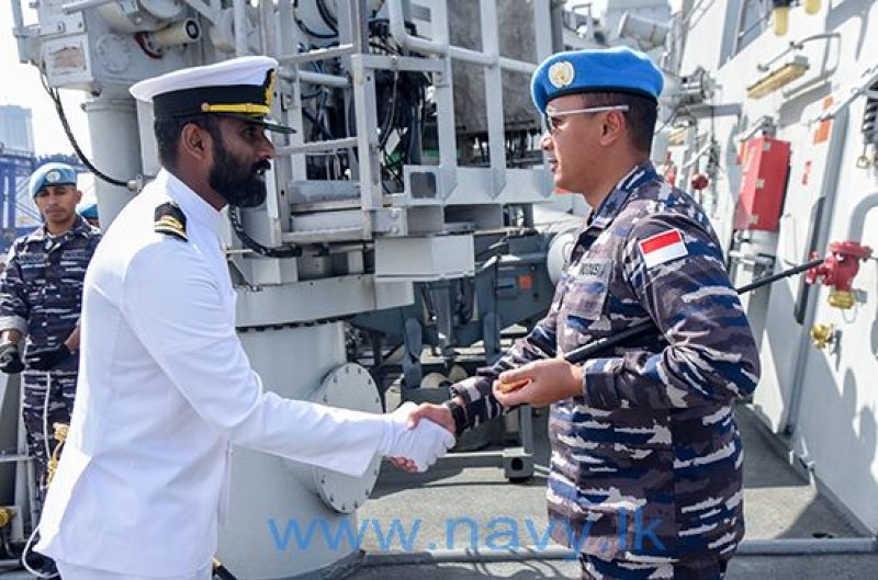 Indonesian Naval Ship arrives in Colombo