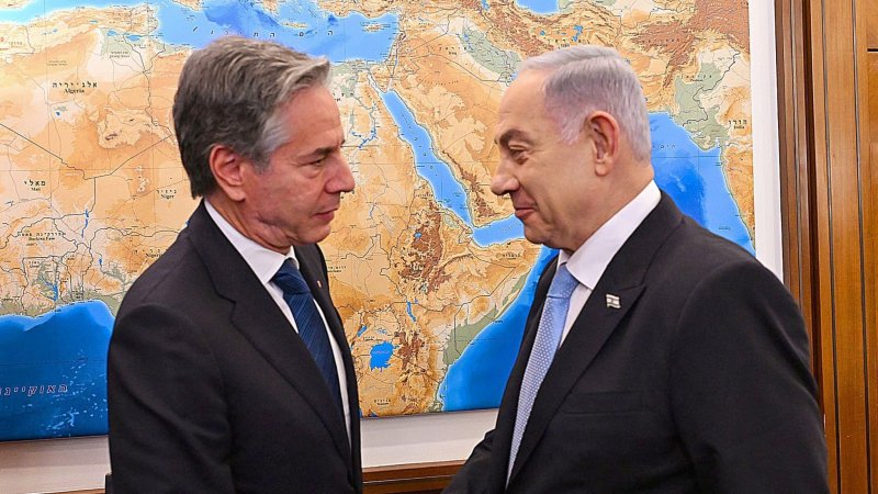 Talks with Blinken 'positive', says Netanyahu