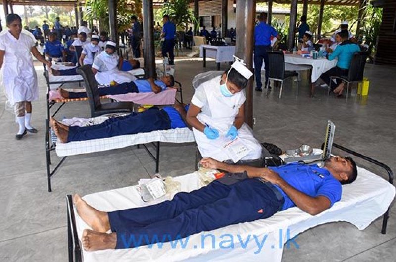 Navy conducts blood donation campaign for Mannar Hospital