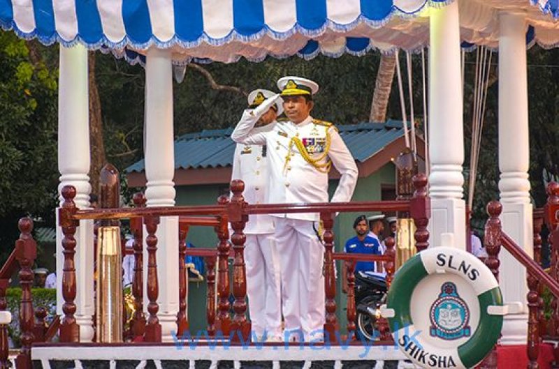 Naval Forces pass out held at SLNS Shiksha, Poonewa
