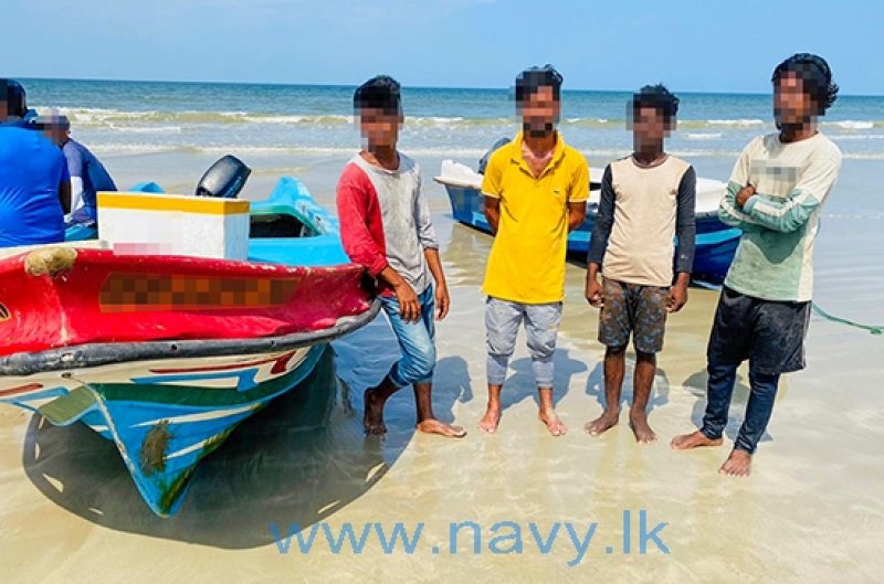 Navy apprehends 08 persons for engaging in illegal fishing