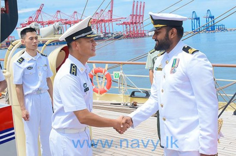 Chinese Sail Training Warship &lsquo;arrives in Colombo
