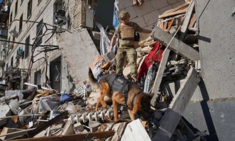 Russian attack on Kharkiv high-rise kills six, injures 55
