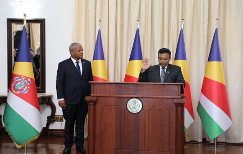 SL attorney Vincent Perera sworn in as AG of Seychelles