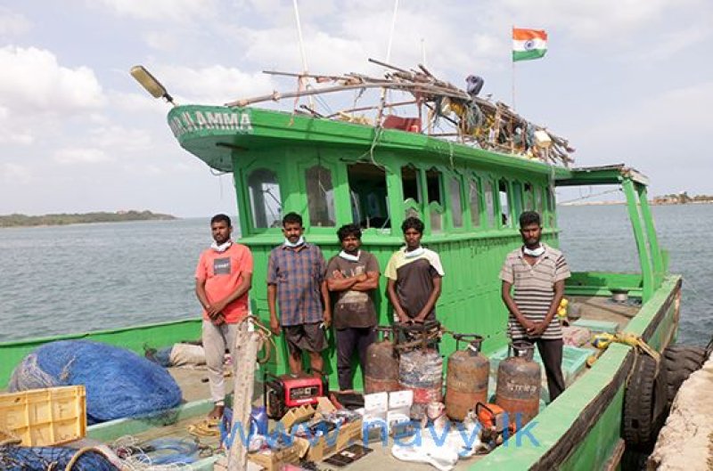 Sri Lanka Navy assists distressed Indian fishing trawler