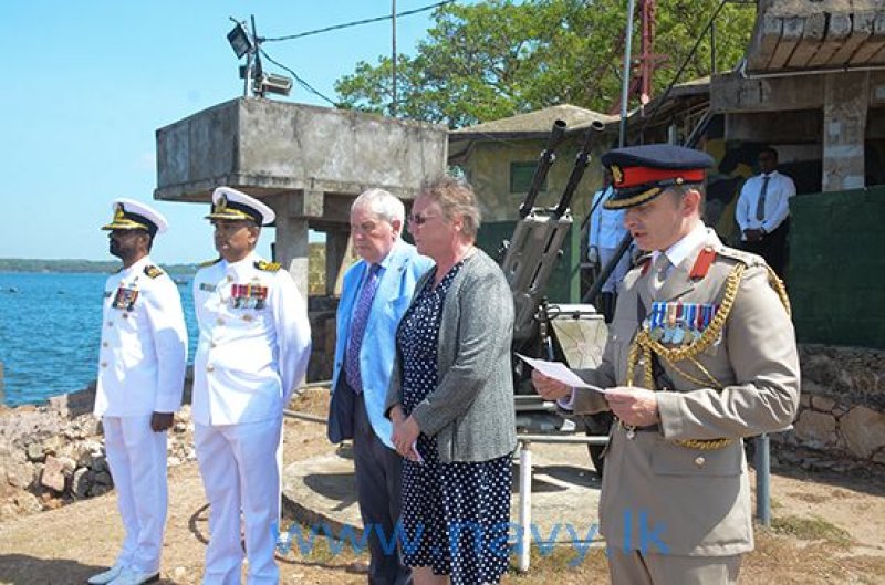 Royal Navy officer's ashes laid to rest at Ostenburg Point 