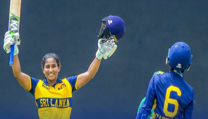 Dulani's stunning century powers SL Women to Six-wicket win 