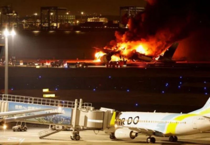 Japan plane collision: 5 crew members found dead 
