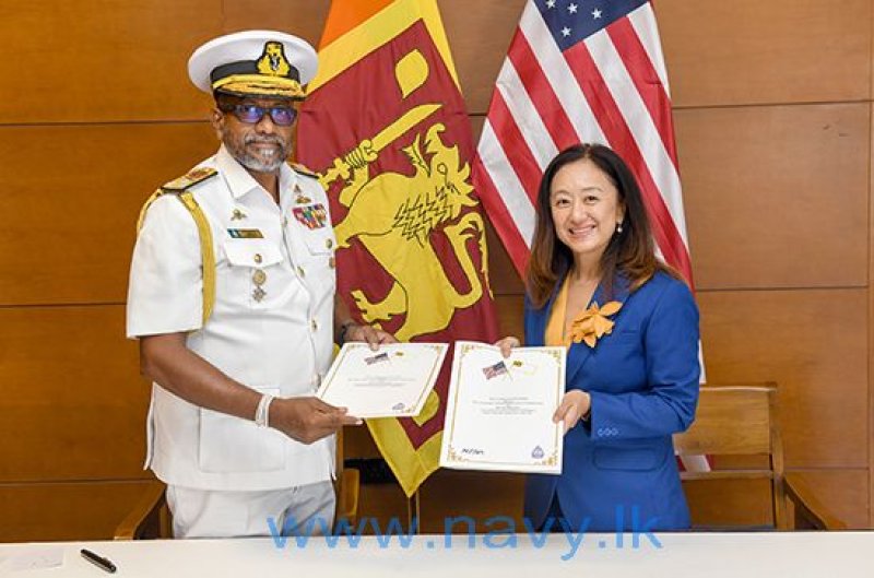 MoU signed between US National NS  Administration &amp; SL Navy
