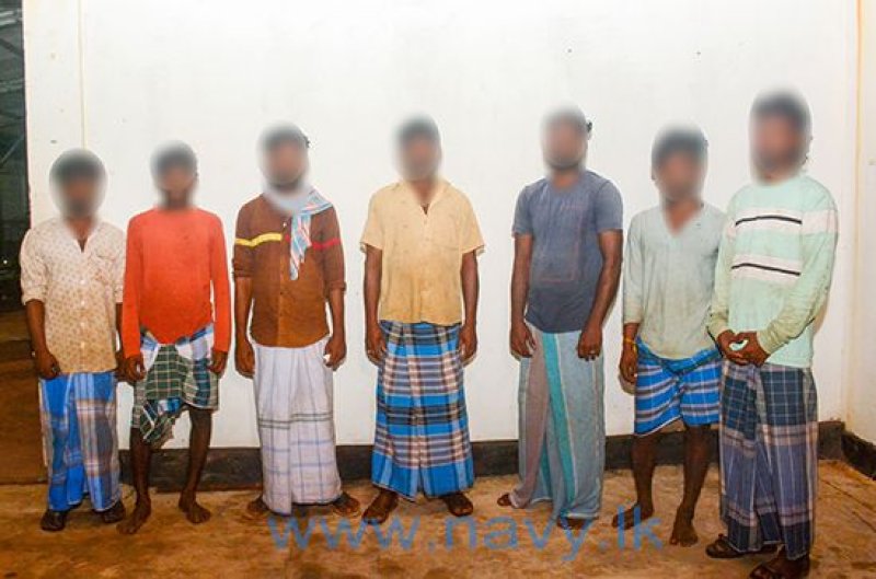 Navy seizes 2 Indian fishing boats in north of Mannr