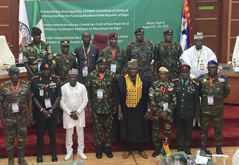 West African military leaders agree action over Niger coup