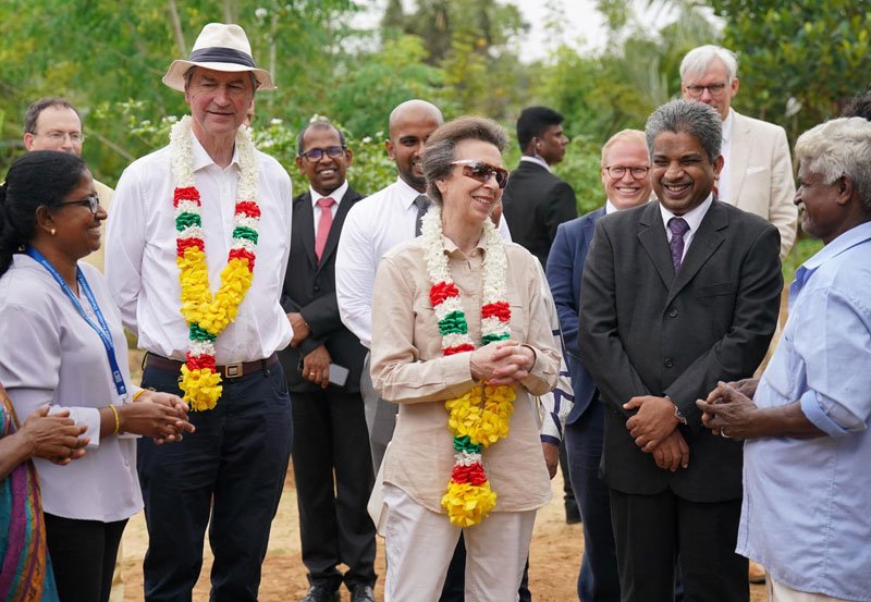 Princess Anne visits Sri Lanka&rsquo;s north