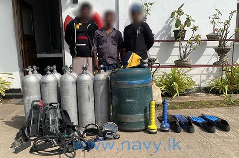 Seventeen (17)  apprehended for engaging in illegal fishing 