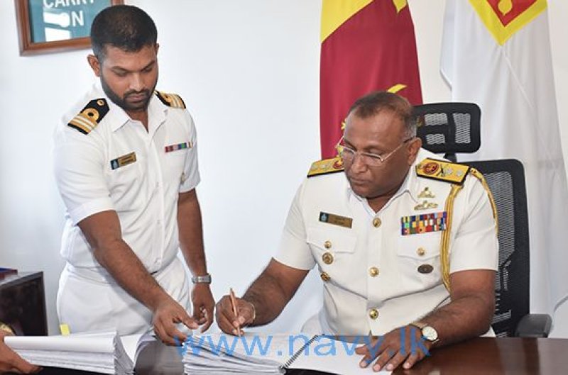 Rear Admiral S.De Silva assumes duties as Commander E/N Area