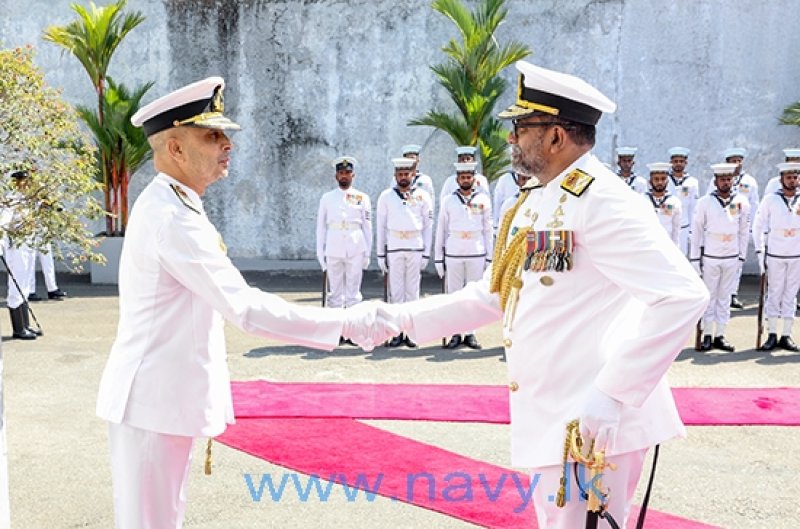 Commander of the Navy promoted to the rank of Admiral