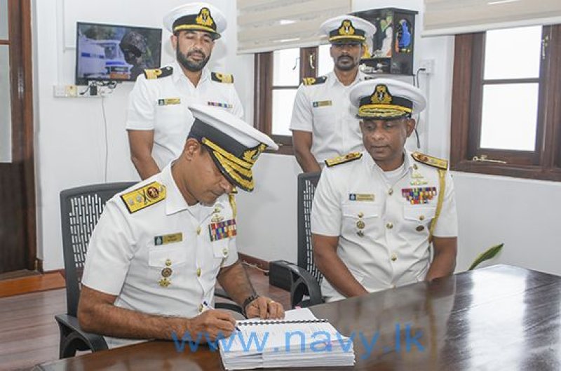 C.Kumarasinghe assumes duties as Commander Eastern Naval