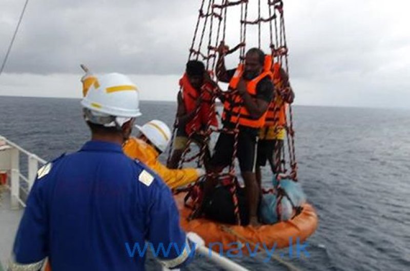 Navy assists rescue of fishermen from distressed trawler