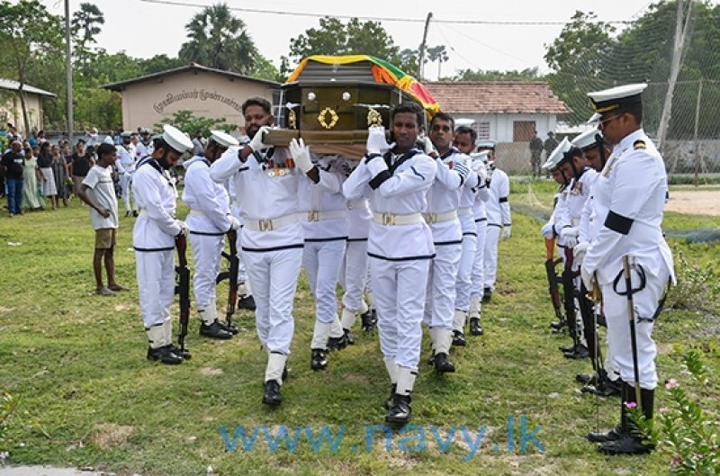 SL Navy pays final tribute to Royal Ceylon Navy veteran 