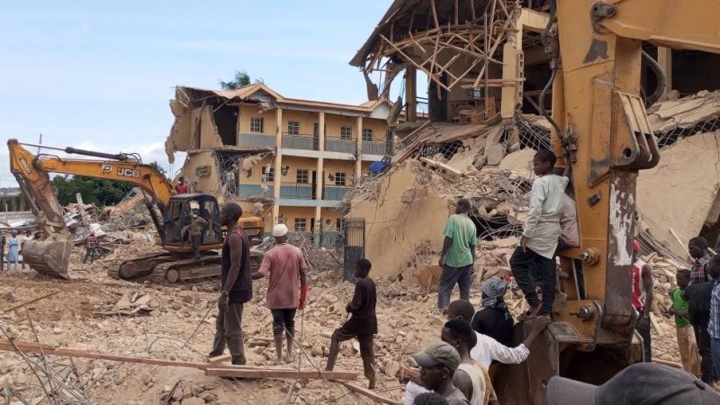 22 Children killed in Nigeria school collapse