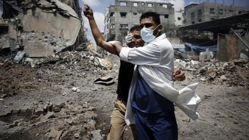 Hundreds likely dead in Gaza hospital blast