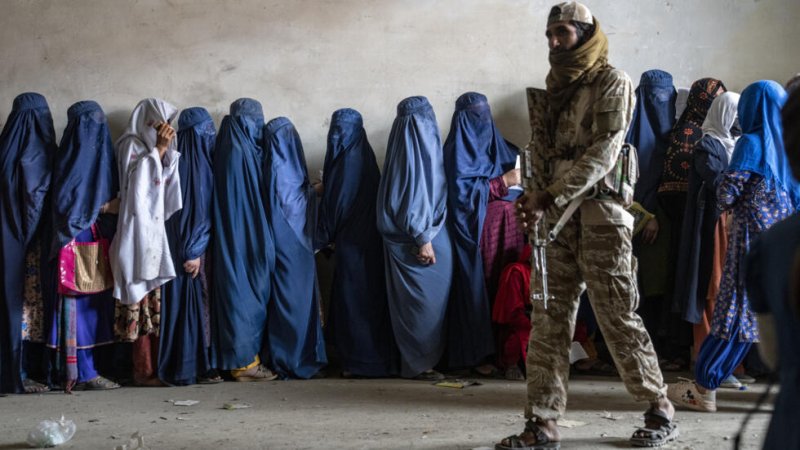 Afghan women erased by the Taliban