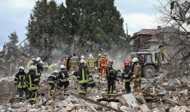 Five killed in large Russian missile and drone attack