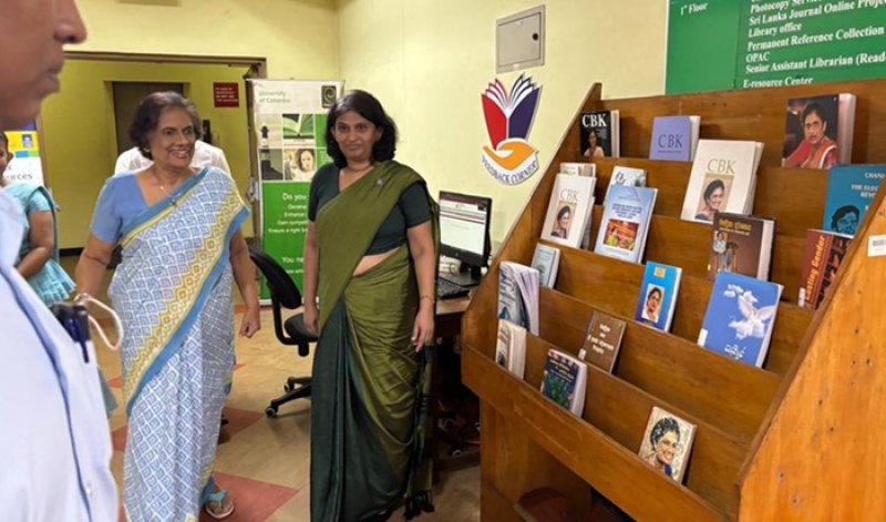CBK donates books to University of Colombo library