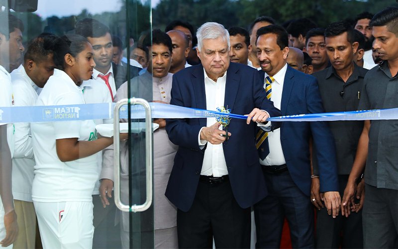 President Inaugurates Renovated Rangiri Dambulu Intl Stadium