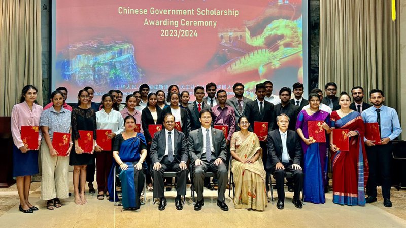 Thirty four SL students receive Chinese Govt. Scholarships