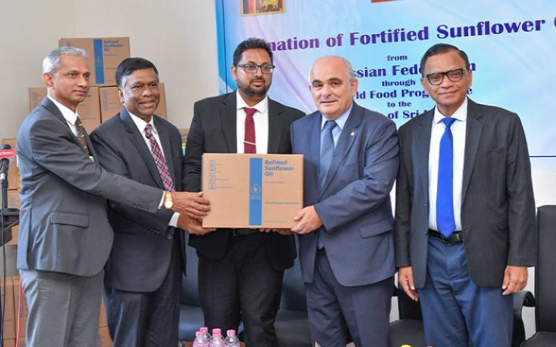 Russian Federation donate USD 1.5m worth of  sunflower oil 