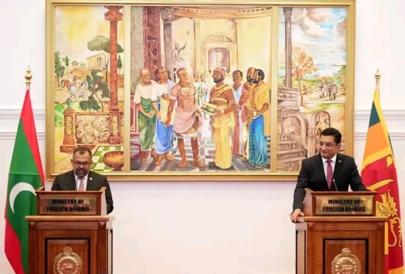 Maldives and Sri Lanka discuss international cooperation