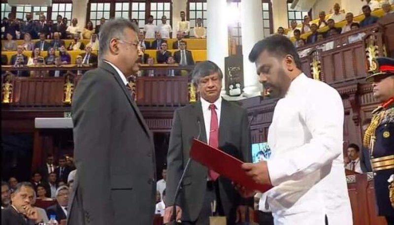 Anura Kumara Dissanayake sworn in as President of Sri Lanka