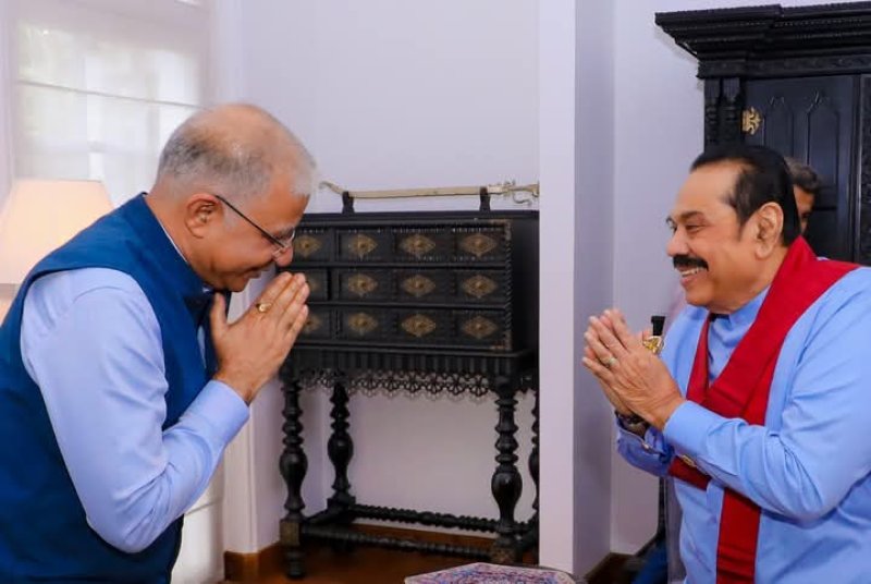 Indian HC Meets Ex President Mahinda Rajapaksa