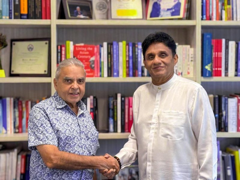 Sajith Premadasa meets Singaporean diplomat Kishore Mahbuban