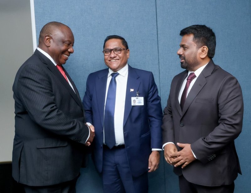President Dissanayake meets South African President