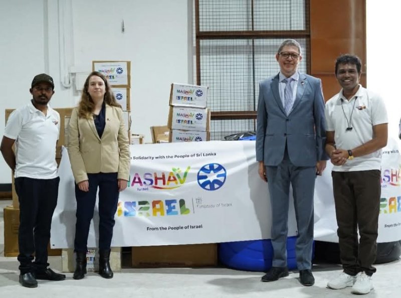 Israel sends relief supplies to Sri Lanka