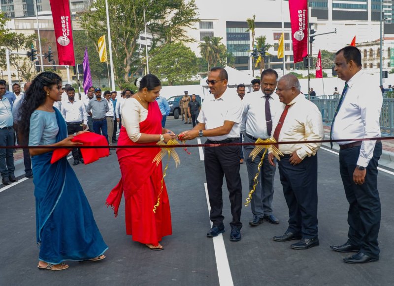Baladaksha Mawatha flyover opened to the public