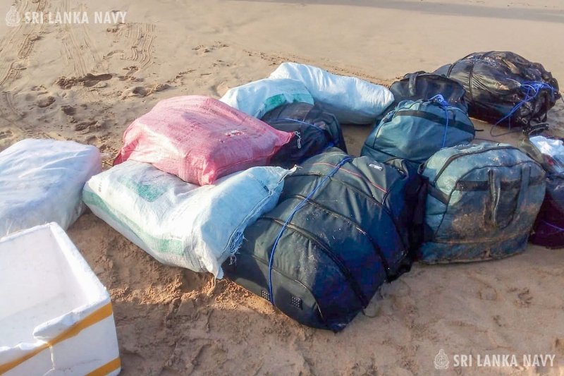 Navy investigates suspected narcotics consignment found on Matara beach