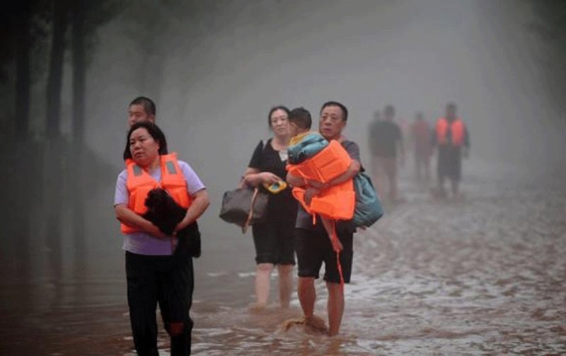 Heaviest rainfall in 140 years drenches Beijing