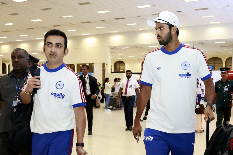 Indian team arrives in Sri Lanka