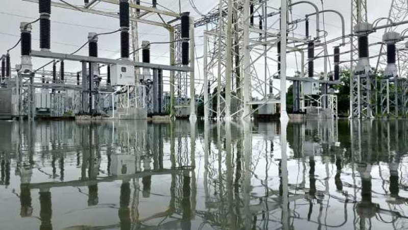 Kotugoda grid substation fully submerged