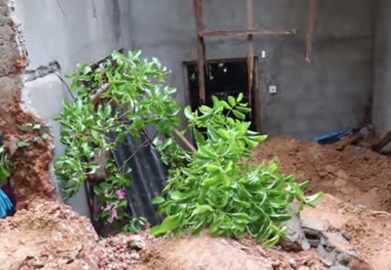 A/L student dies as earth mound collapses on house