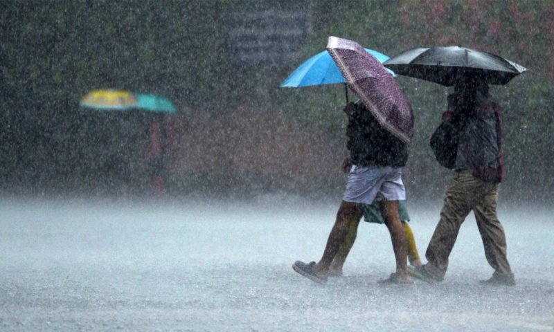 Showers or thundershowers may occur at some districts