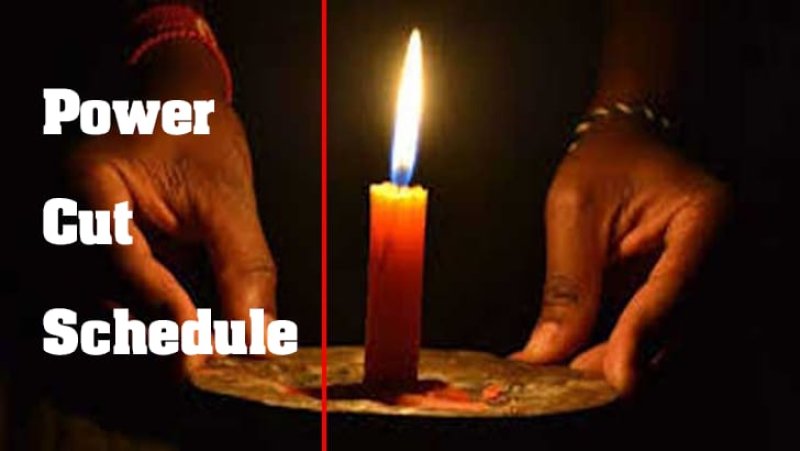  Power cut schedule for today