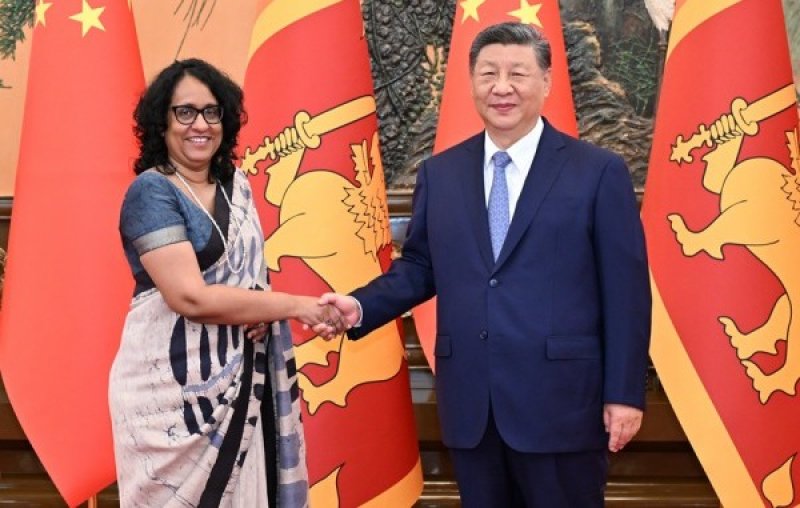President Xi meets Sri Lankan Prime Minister in Beijing