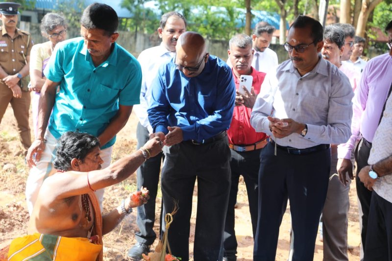 Construction of first indoor stadium in Jaffna begins