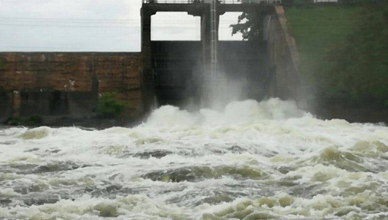 Two spill gates of Kala Wewa opened due to heavy rainfall
