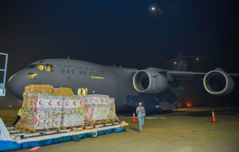 UAE sends humanitarian aid flight to Sri Lanka