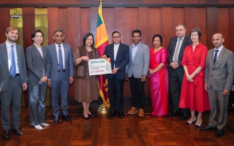 Ambassadors donate salaries for Sri Lanka flood relief